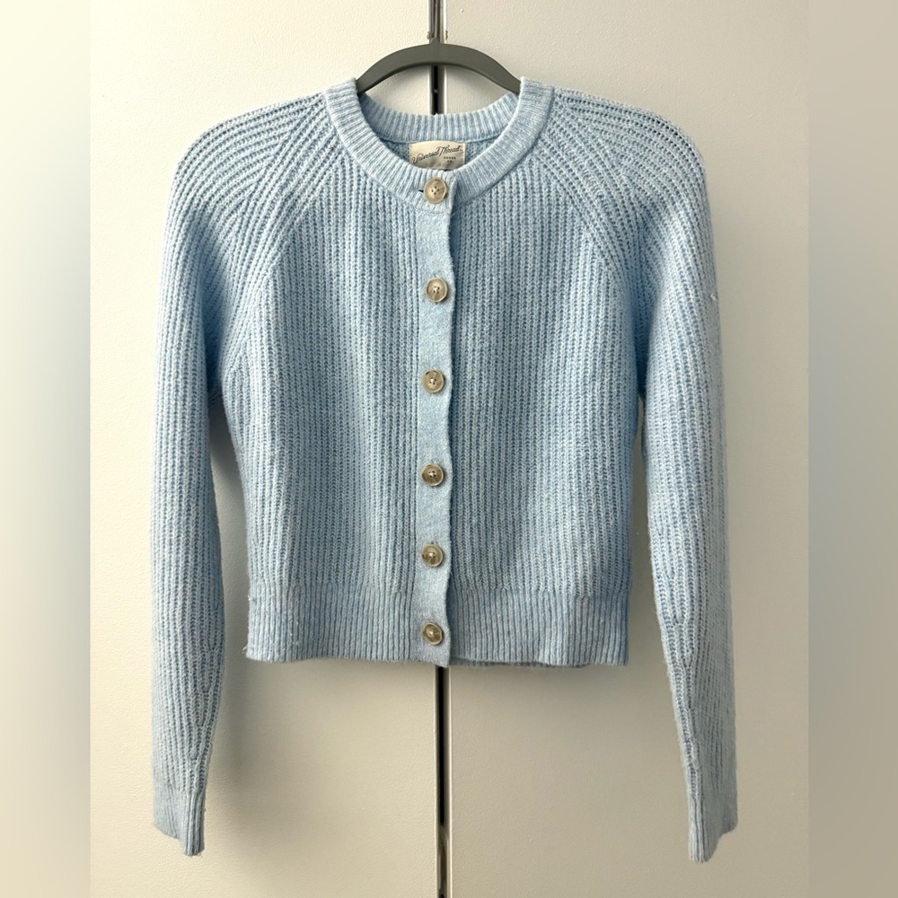 Universal Thread Sky Blue Button-Up Cardigan - image 2